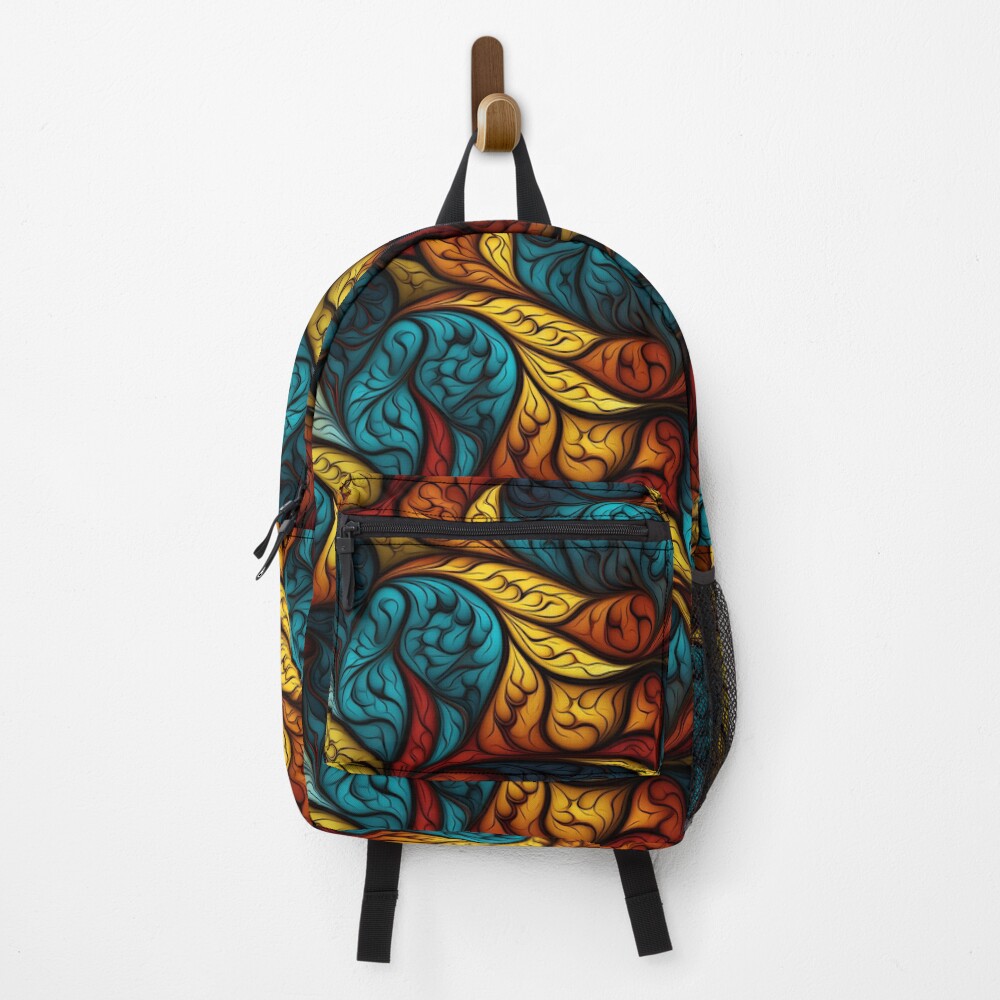 Vista previa del artículo con la obra «Mochila», diseñado y vendido por SideSignal.