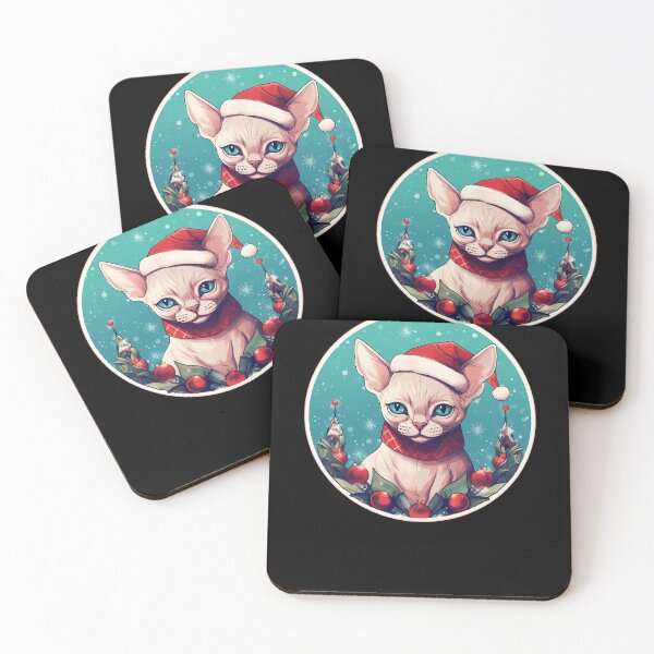 Item preview, Devon Rex Cat Xmas, Love Cats designed and sold by Logiamerch.