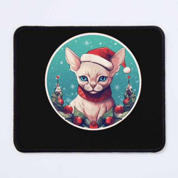 Item preview, Devon Rex Cat Xmas, Love Cats designed and sold by Logiamerch.