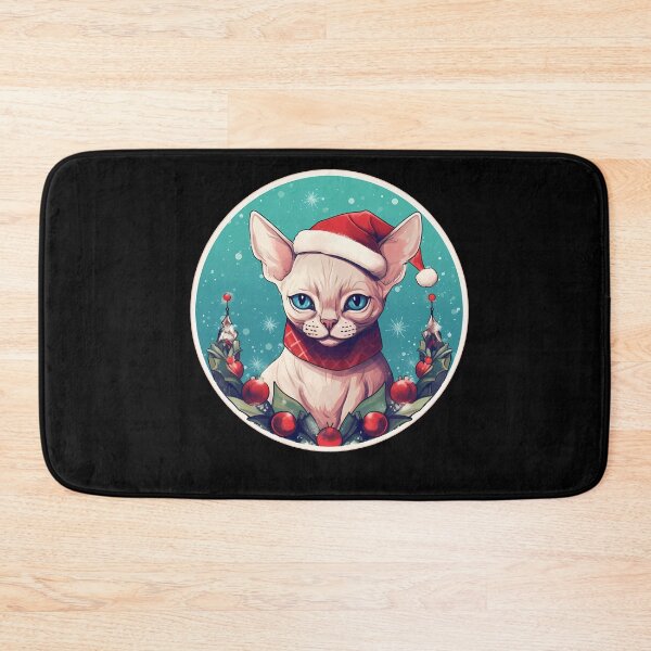 Item preview, Devon Rex Cat Xmas, Love Cats designed and sold by Logiamerch.