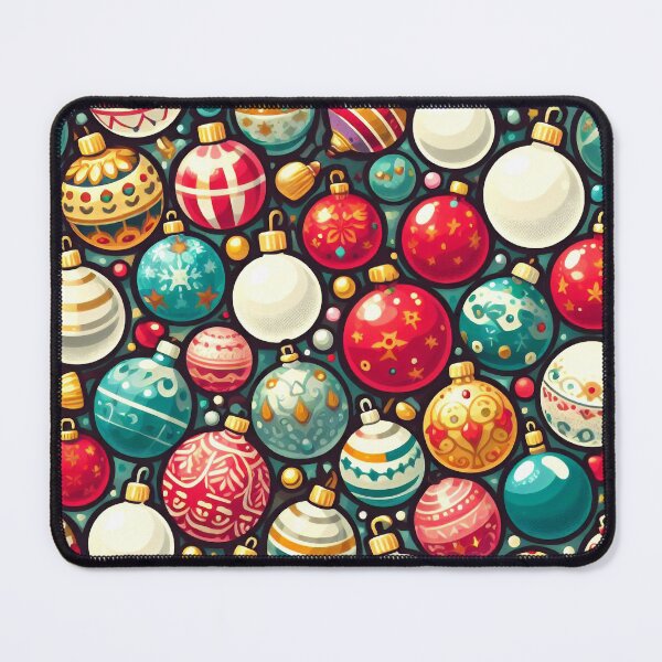 Item preview, Christmas Ornaments Pattern designed and sold by ArtFactoryAI.