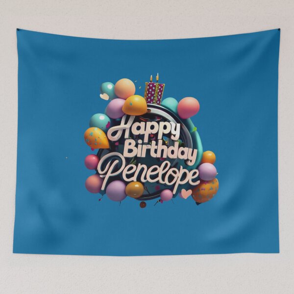 Item preview, Penelope's Joyful Birthday Celebration Art designed and sold by hiddenlink.