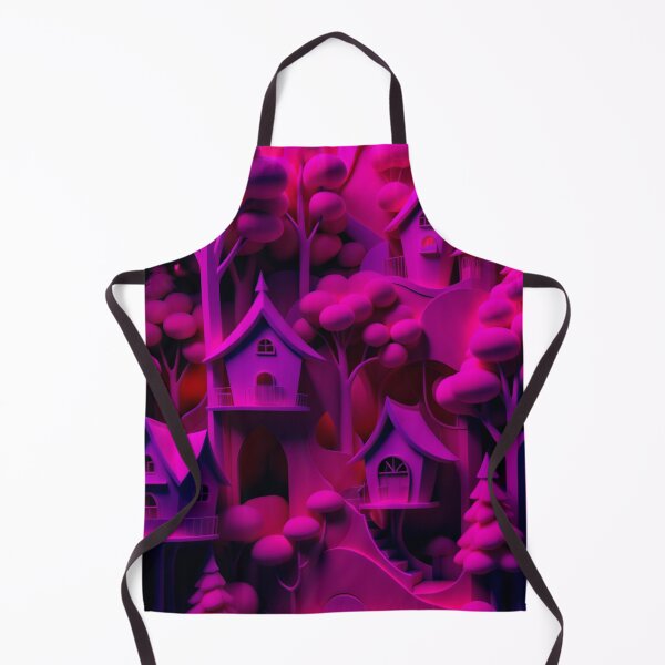Item preview, Tree houses - idyll in deep pink, part 4 - 3D convex foam. designed and sold by My-fake-places.