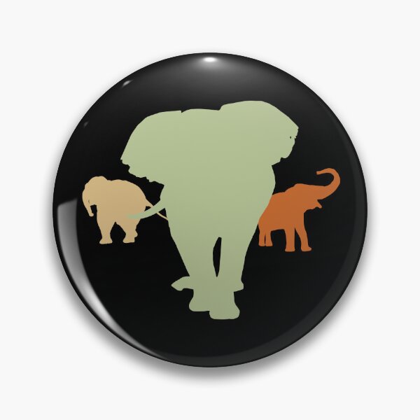Item preview, Colorful Elephant Silhouettes designed and sold by JPareDesign.