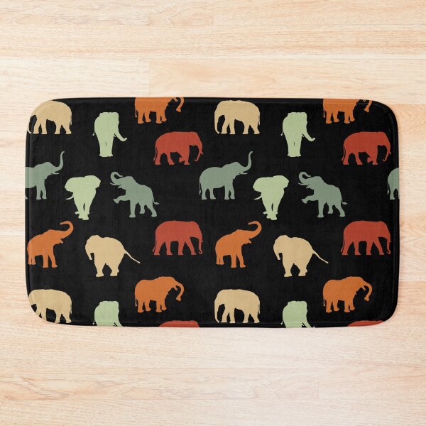 Item preview, Colorful Elephant Silhouettes designed and sold by JPareDesign.