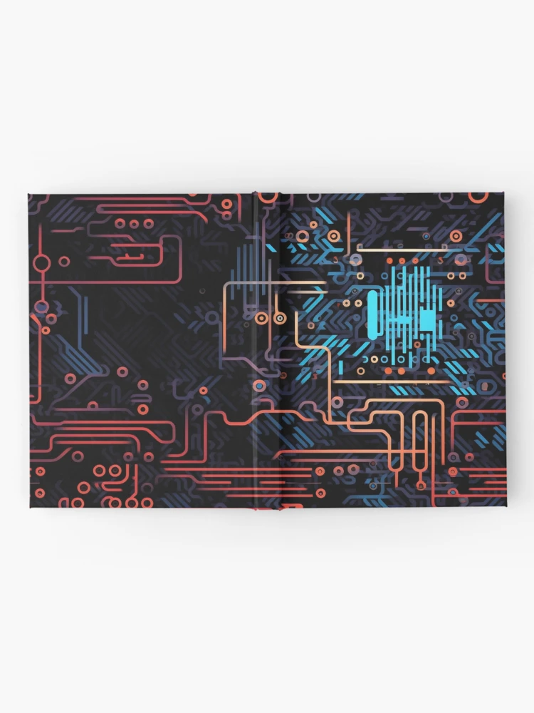 Thumbnail 2 of 3, Journal, Digital Code Abstract Pattern designed and sold by SideSignal.