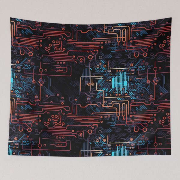 Item preview, Digital Code Abstract Pattern designed and sold by SideSignal.