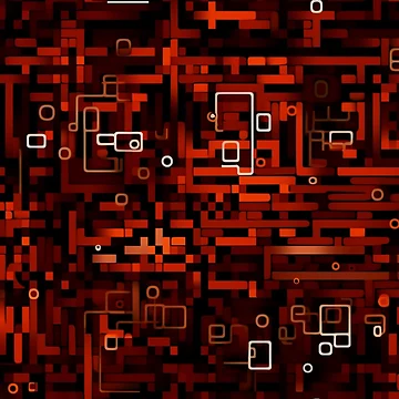 Artwork thumbnail, Digital Code Abstract Pattern by SideSignal