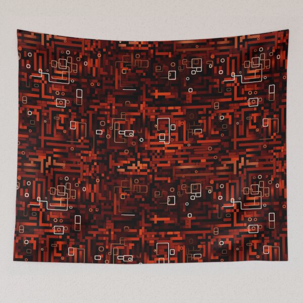 Item preview, Digital Code Abstract Pattern designed and sold by SideSignal.