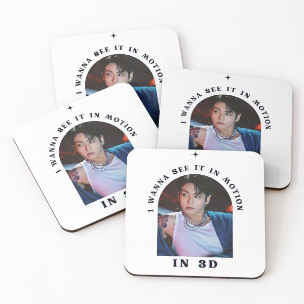 Item preview, Jungkook in motion (white/light colors) designed and sold by DearRobin.