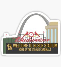 Busch Stadium St. Louis Sticker