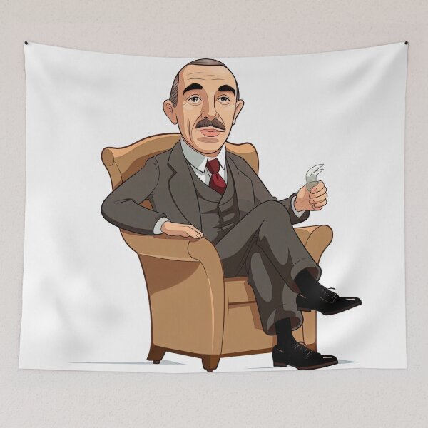 Item preview, John Maynard Keynes | cute style designed and sold by ComicsFactory.