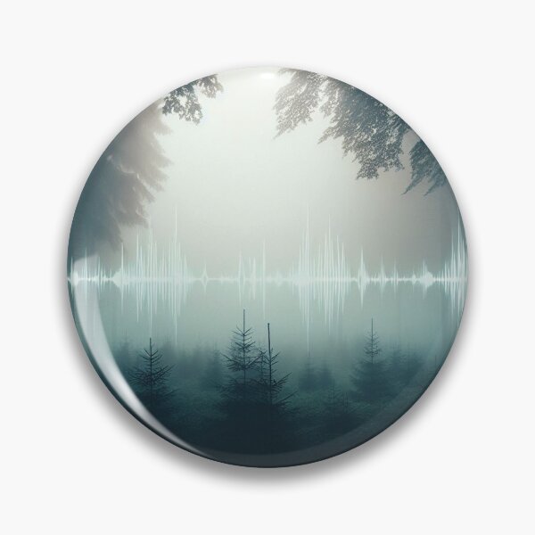 Item preview, Forest in the Fog with Sound Wave designed and sold by TriangleWorld.