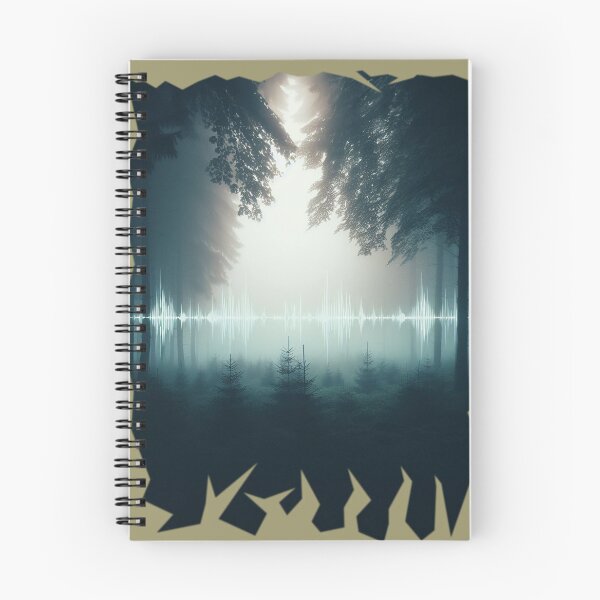 Item preview, Forest in the Fog with Sound Wave designed and sold by TriangleWorld.