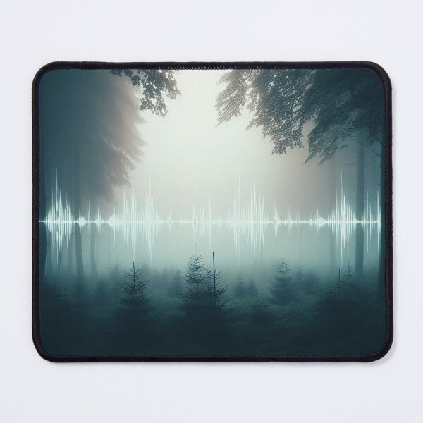 Item preview, Forest in the Fog with Sound Wave designed and sold by TriangleWorld.