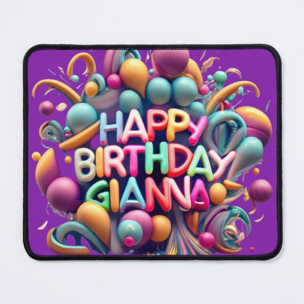 Item preview, Gianna's Fantastic Birthday Celebration Art designed and sold by hiddenlink.