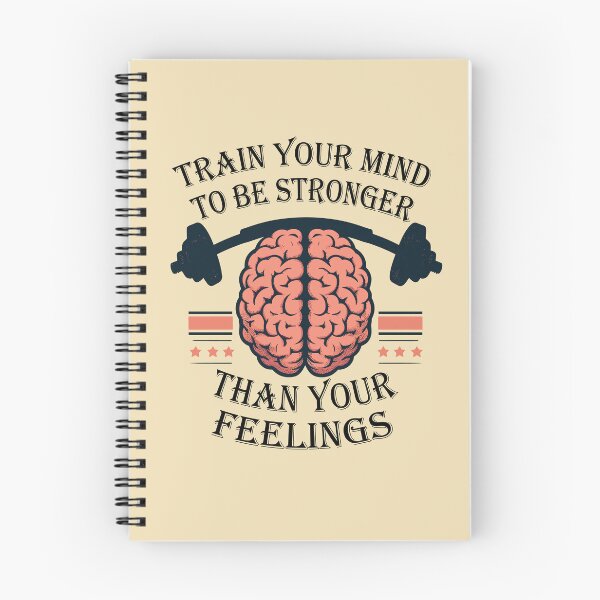 Item preview, Train Your Mind To Be Stronger Than Your Feelings Brain Weight Training Design designed and sold by SubtleSplit.