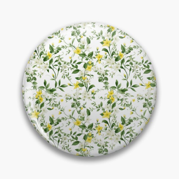 Artikelvorschau, Winterjasmin, der sich mit Aquarell-Blumenmuster wiederholt entworfen und verkauft von SynthPrint.