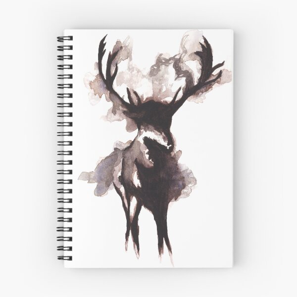 Item preview, Watercolor deer with antlers designed and sold by InkofNocturna.