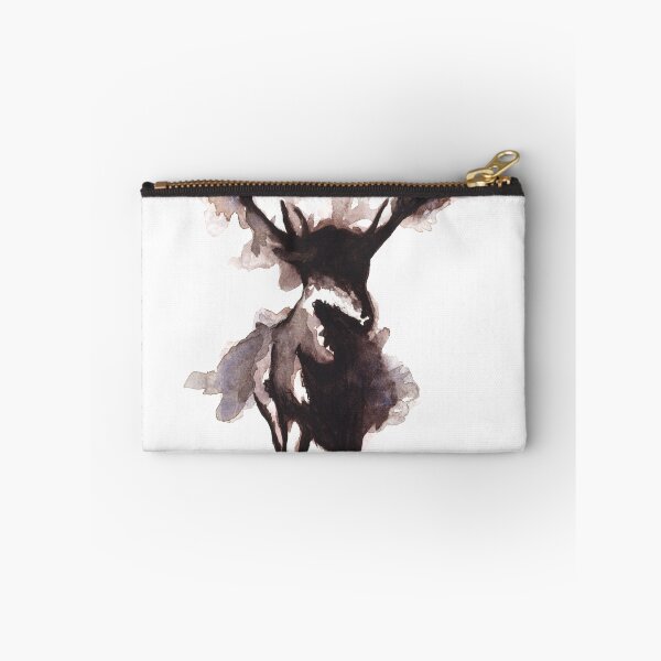 Item preview, Watercolor deer with antlers designed and sold by InkofNocturna.