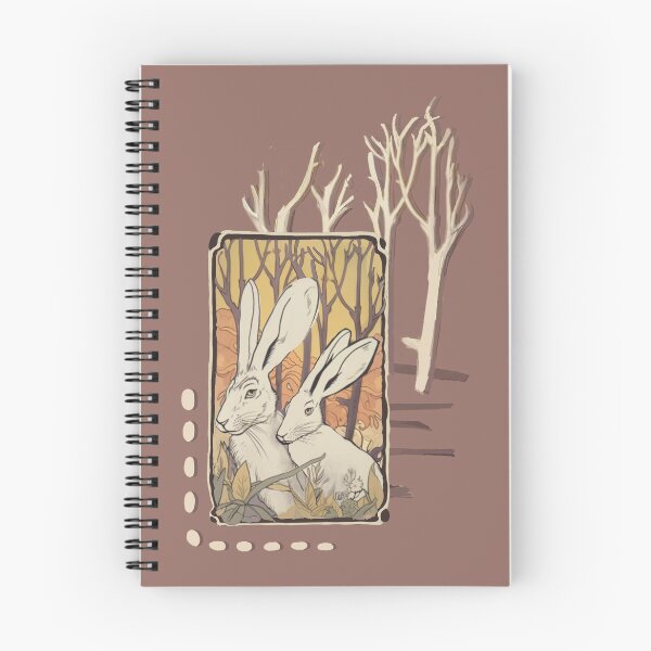 Item preview, Vintage illustration tshirt, rabbits in magic forest designed and sold by CvetulkaFamily.
