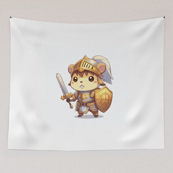 Item preview, Capybara Holy Knight designed and sold by rafaozeki.