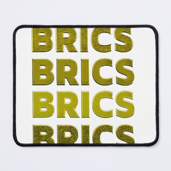 Item preview, Gold ingots forming the word BRICS designed and sold by studio468.