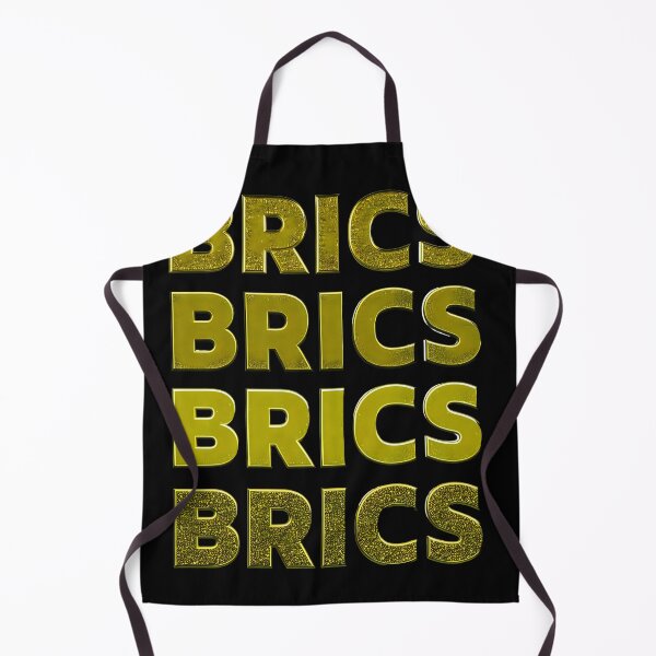 Item preview, Gold ingots forming the word BRICS designed and sold by studio468.