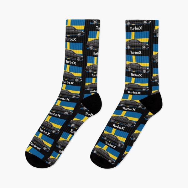 Item preview, Saab 93 Turbo X Aero Illustration Swedish Flag designed and sold by blackdogshop.