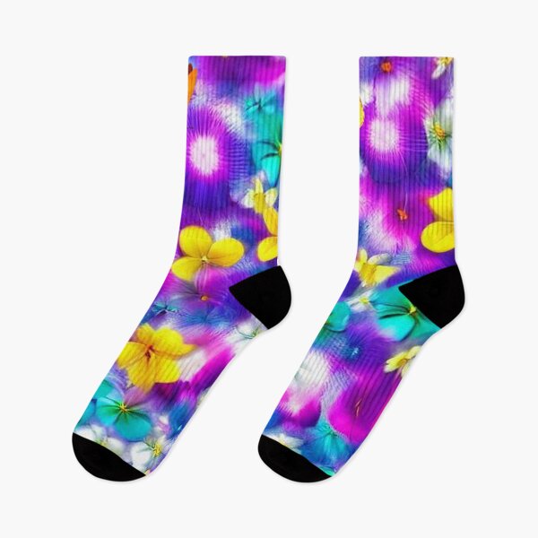 Item preview, Abstract colorful flowers and butterflies designed and sold by JaroDesign2023.