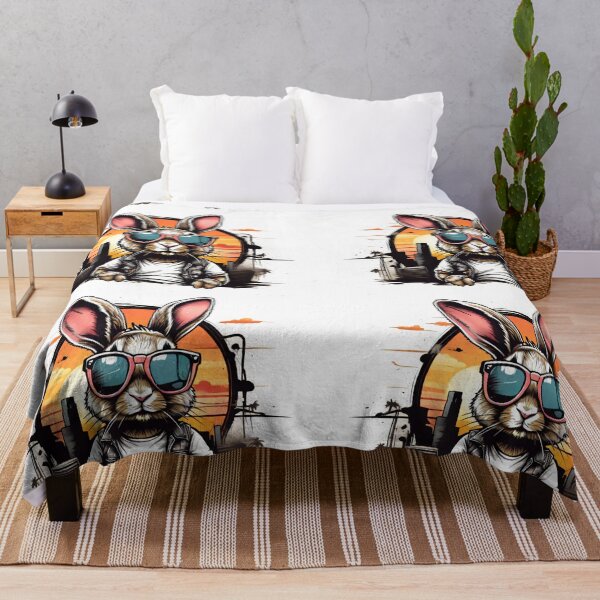 Item preview, Conejito fresco con brillo del atardecer designed and sold by Mechanical-Artt.