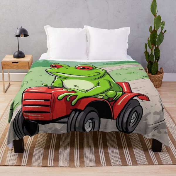 Item preview,  Frog on a tractor designed and sold by StyleSketch.