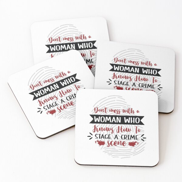Item preview, Don't mess with a woman who knows how to stage a crime scene - true crime designed and sold by Alyn8.