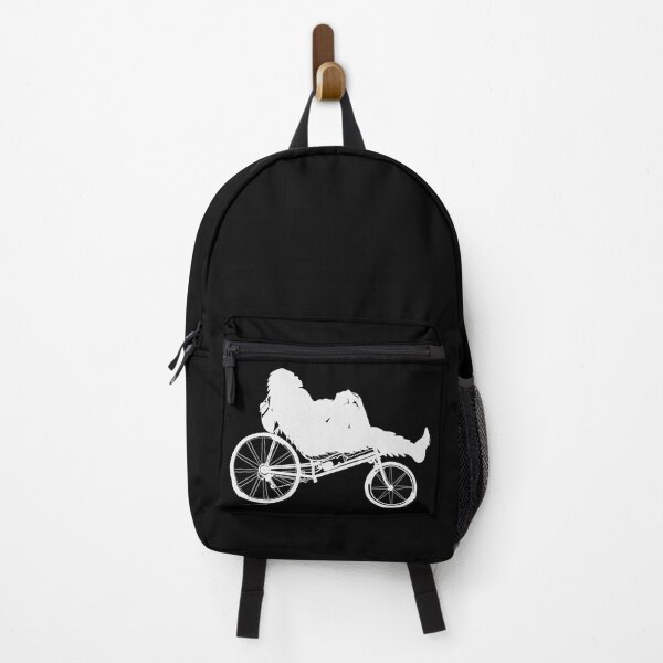 Item preview, Sasquatch on a recumbent bike in white designed and sold by Catherine Harrison.