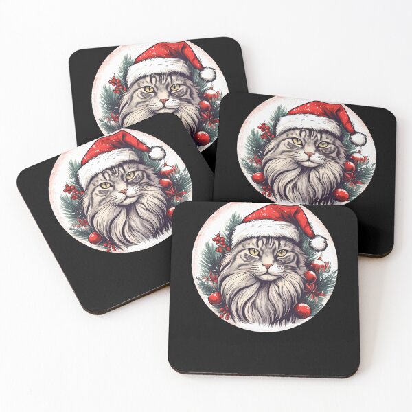 Item preview, Maine Coon Cat Xmas, Love Cats designed and sold by Logiamerch.
