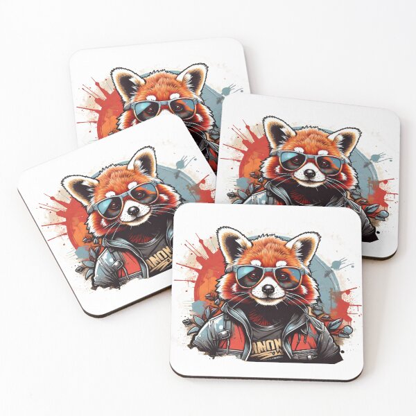 Item preview, Vintage Coolness: Red Panda at Sunset designed and sold by Mechanical-Artt.