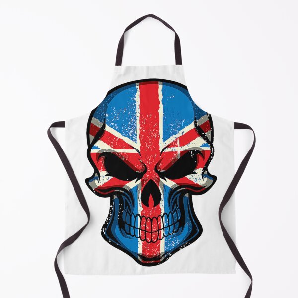 Item preview, Union Jack Skull Print designed and sold by ChartGifts.