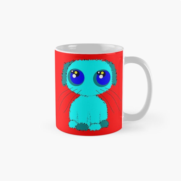 Item preview, Turqoise dog big eyed with markings designed and sold by M-Lorentsson.