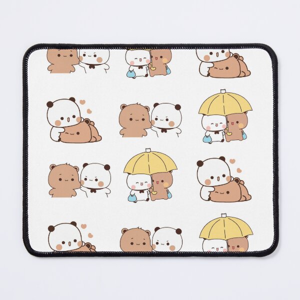 Bubu Dudu Panda Mouse Pads & Desk Mats for Sale