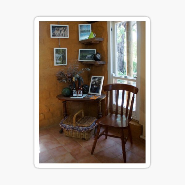 Item preview, Corner in the Cellar Door, Art Gallery by Adelaide artist Avril Thomas at Magpie Springs designed and sold by MagpieSprings.