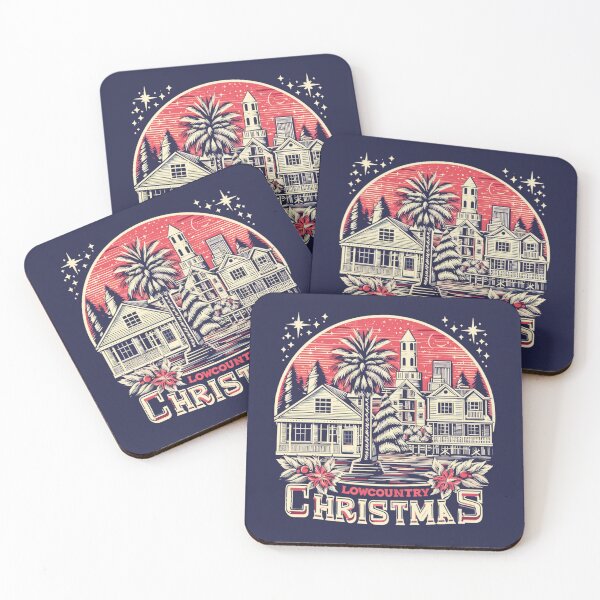 Item preview, Lowcountry Christmas Charleston SC Xmas designed and sold by SubtleSplit.