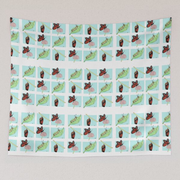 Item preview, life cycle of a monarch butterfly designed and sold by eyerobertson.