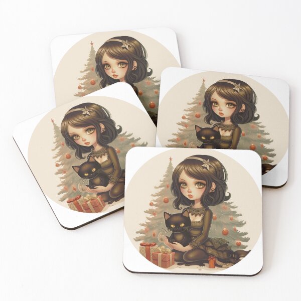 Item preview, Goth girl during Christmas designed and sold by Printboom.