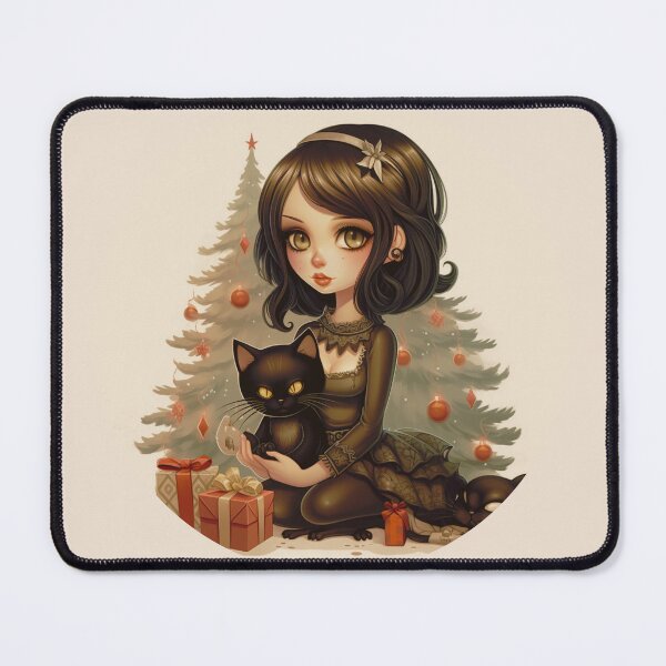 Item preview, Goth girl during Christmas designed and sold by Printboom.
