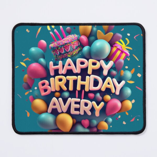 Item preview, Avery's Wonderful Birthday Celebration Art designed and sold by hiddenlink.