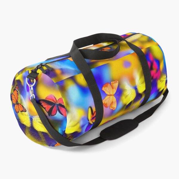 Item preview, Abstract colorful flowers and butterflies designed and sold by JaroDesign2023.