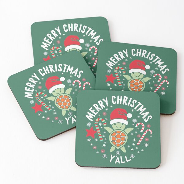 Item preview, Merry Christmas Y'all - Tiny Turtle Xmas designed and sold by SubtleSplit.