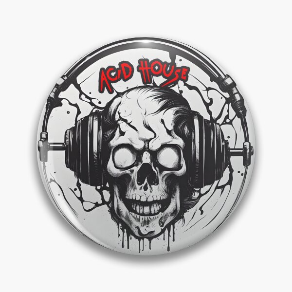 Item preview, Acid House Skull designed and sold by Designorigin.