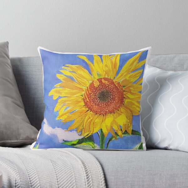 Sunflower 2 Throw Pillow