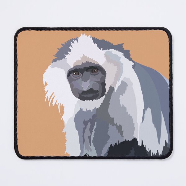 Item preview, K is for King Colobus, King Colobus – Rare Primate Wildlife Art for Animal Lovers designed and sold by PrettylittlepastelUk.